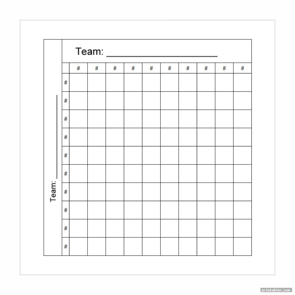 Printable Football Pool Sheets Gridgit
