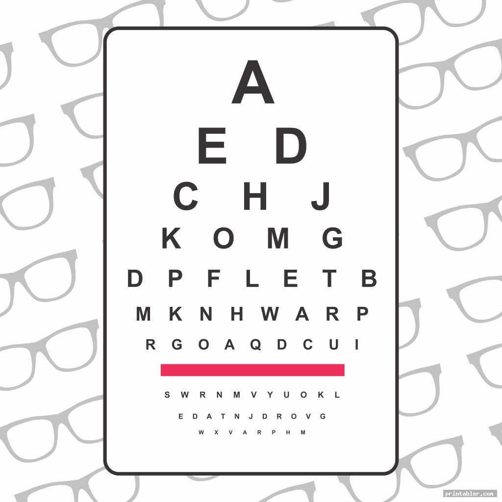 Pediatric Eye Chart Printable - Gridgit.com