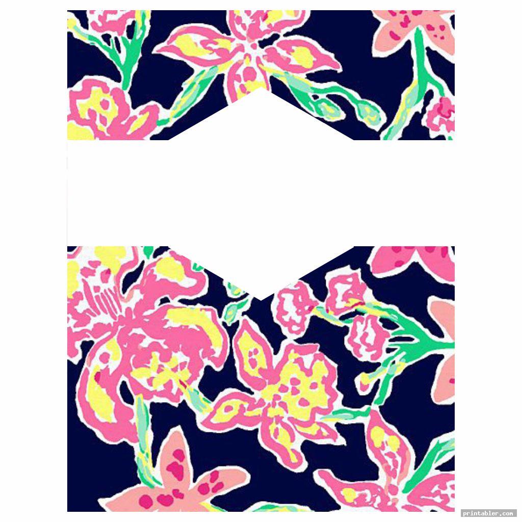 Lilly Pulitzer Binder Cover Templates Printable