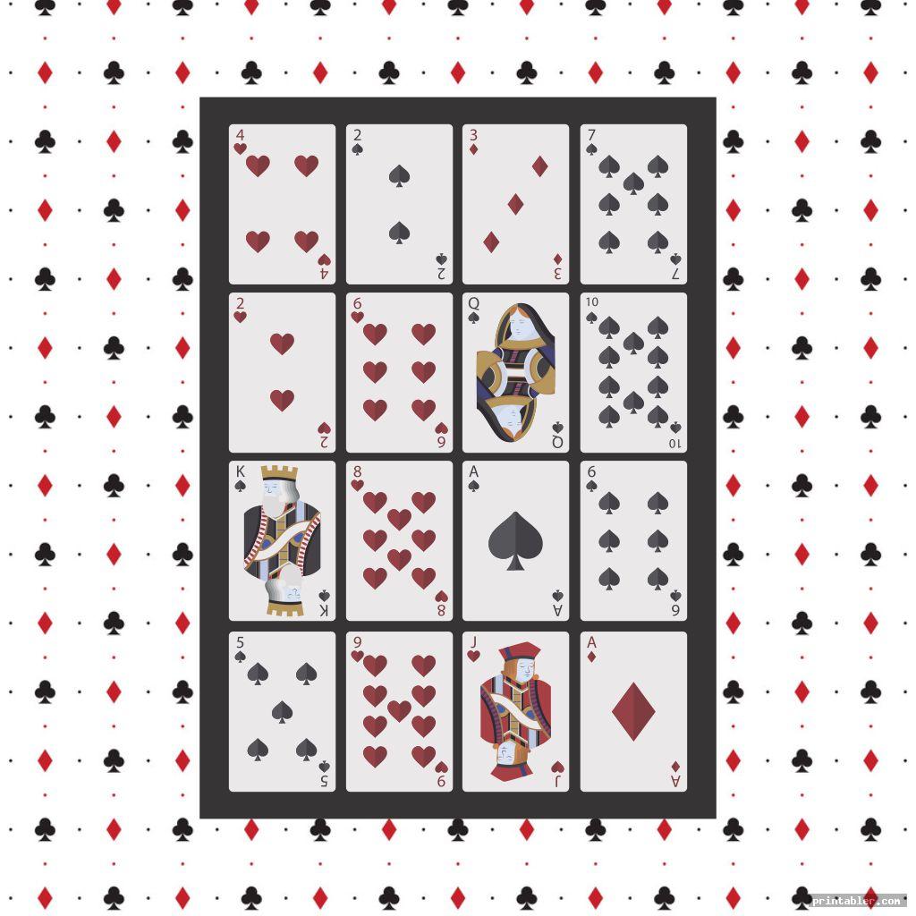Pokeno Game Cards Designs Printable Gridgit com