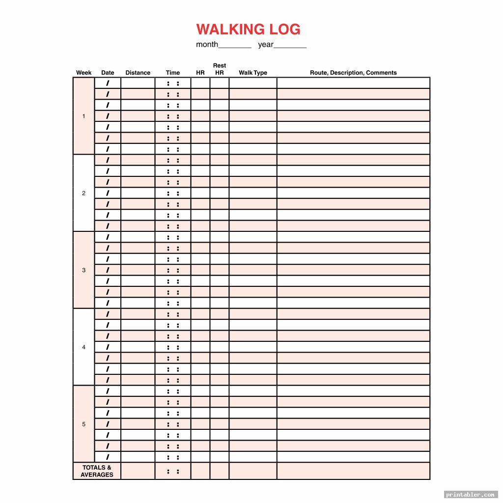 walking-exercise-log-printable