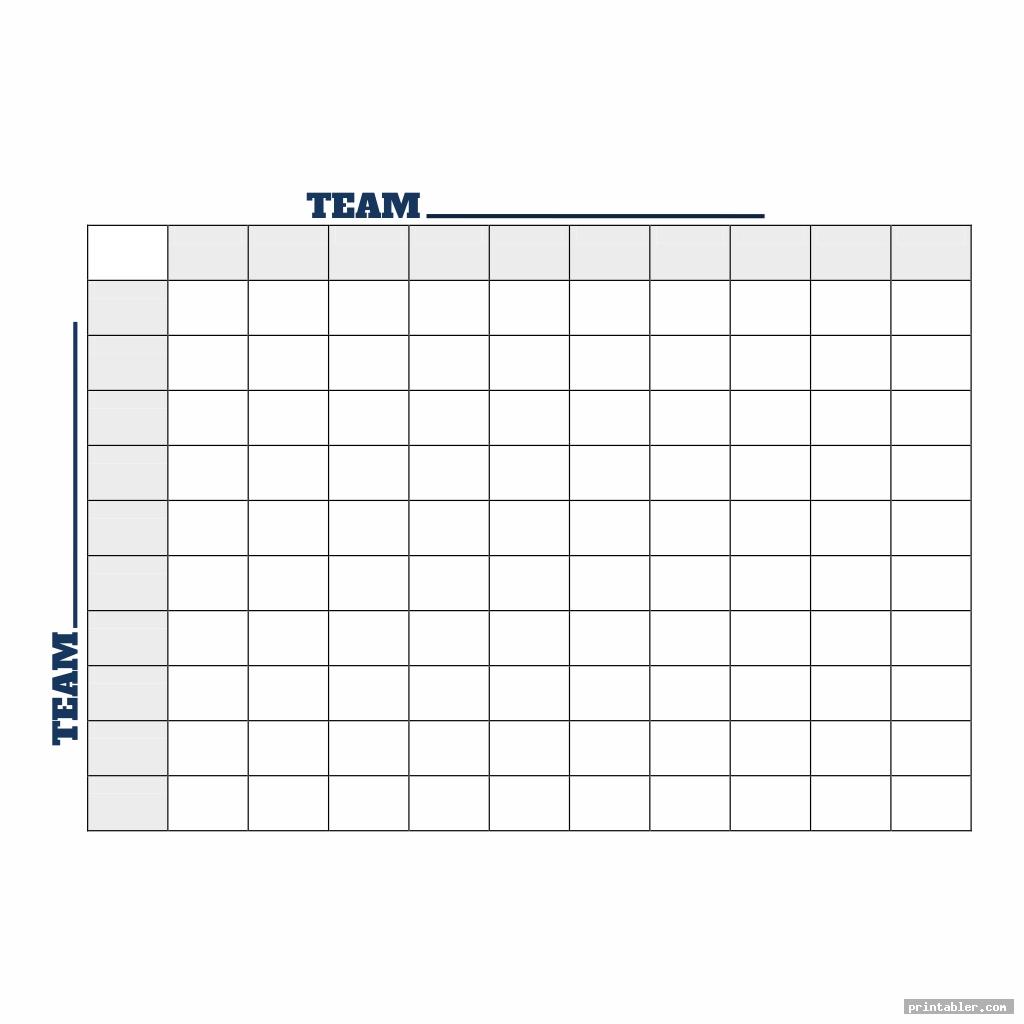 Football Pool Printable Sheets