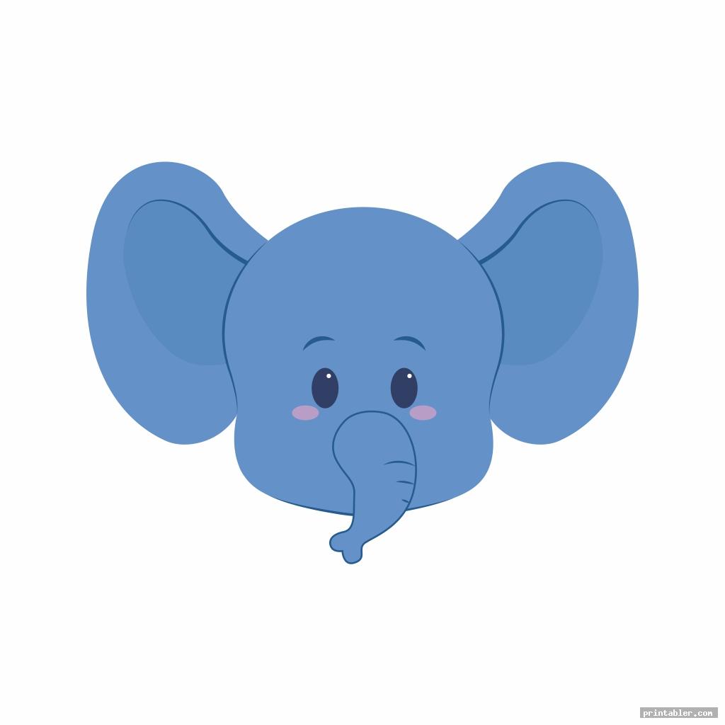 cute printable elephant trunk