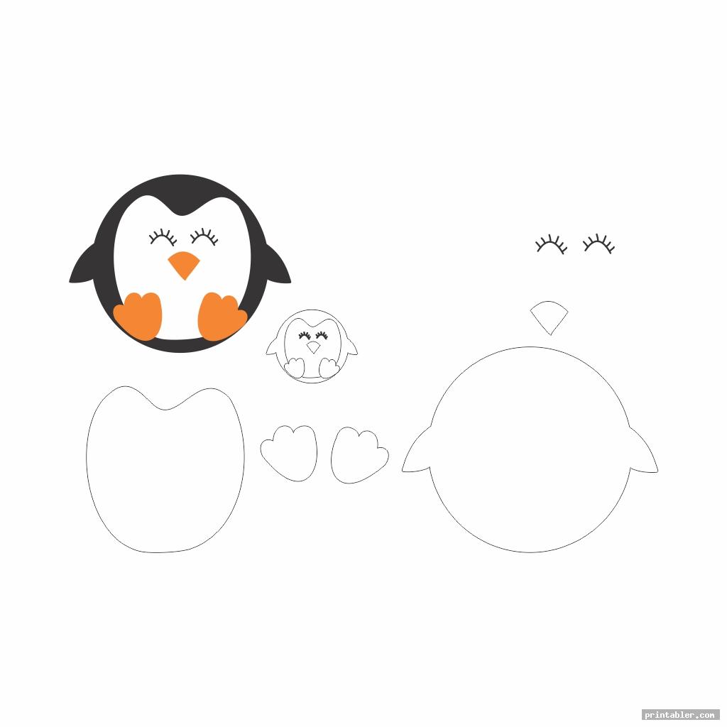 Printable Patterns Felt Penguin Gridgit