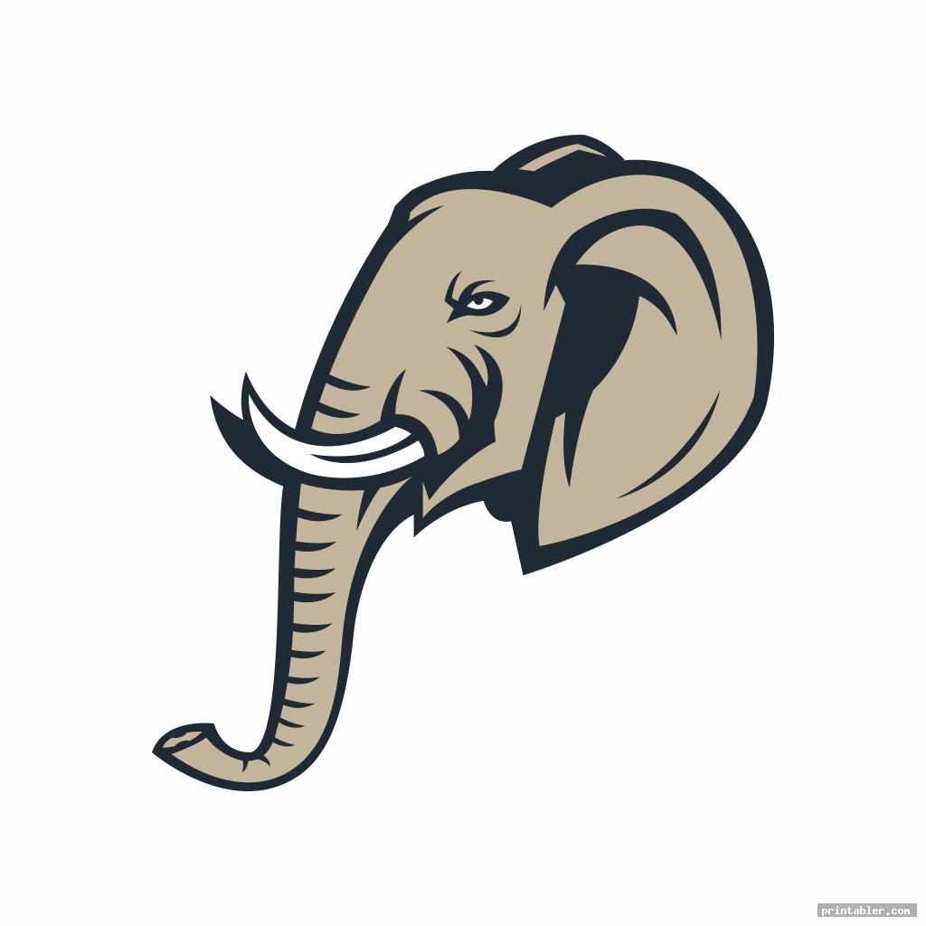 Printable Elephant Trunk - Gridgit.com