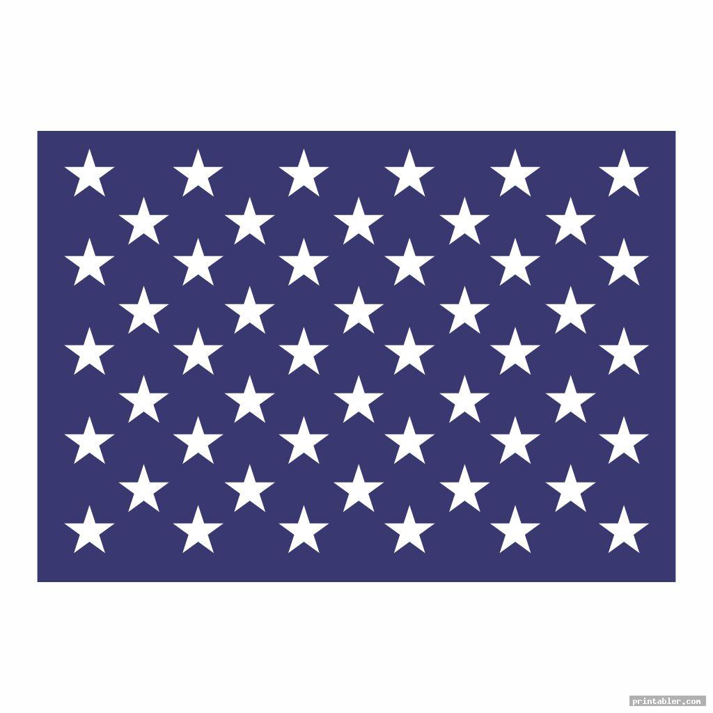 Printable Stencil For Stars Of Us Flag Free Printable Download