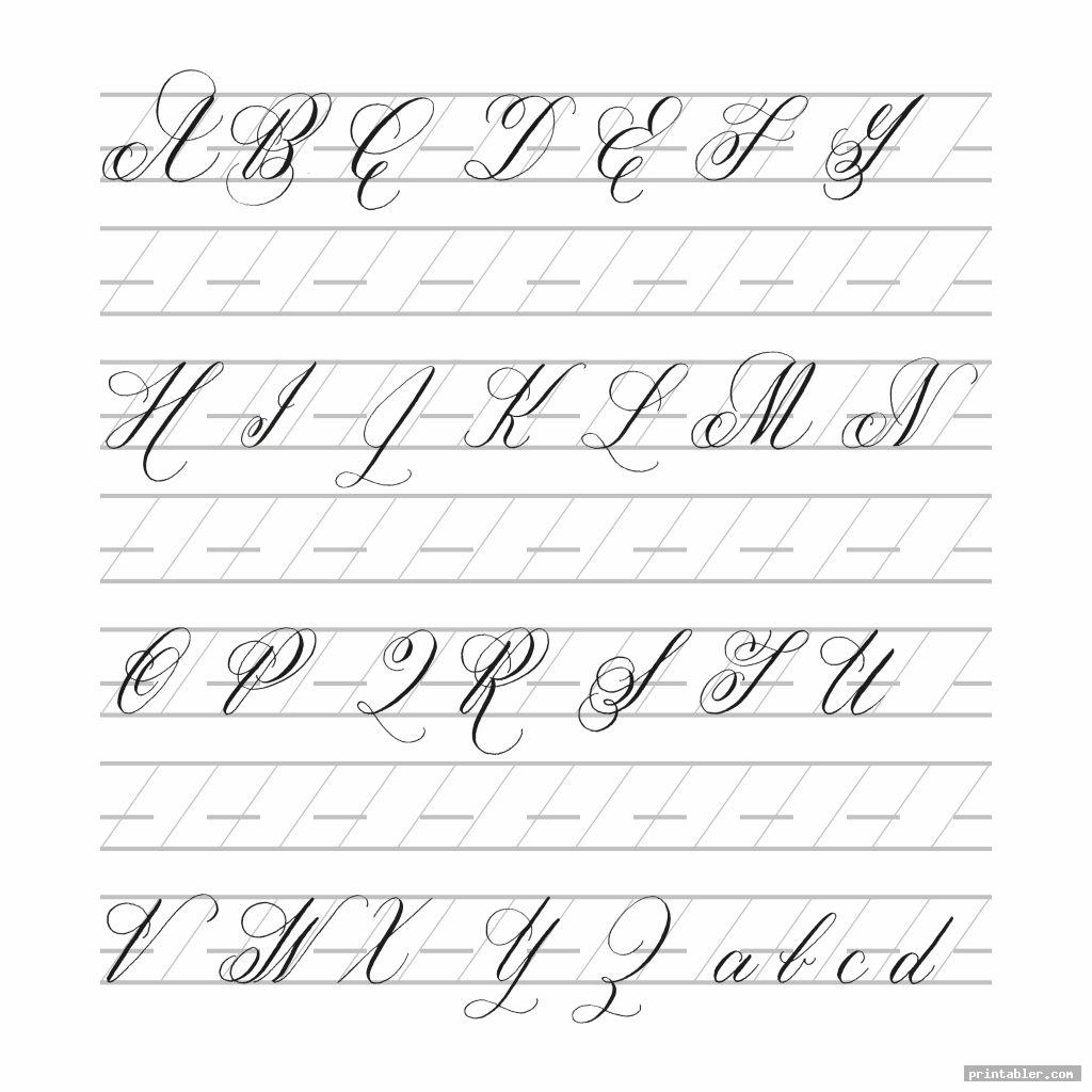 Modern Calligraphy Practice Sheets Printable - Gridgit.com
