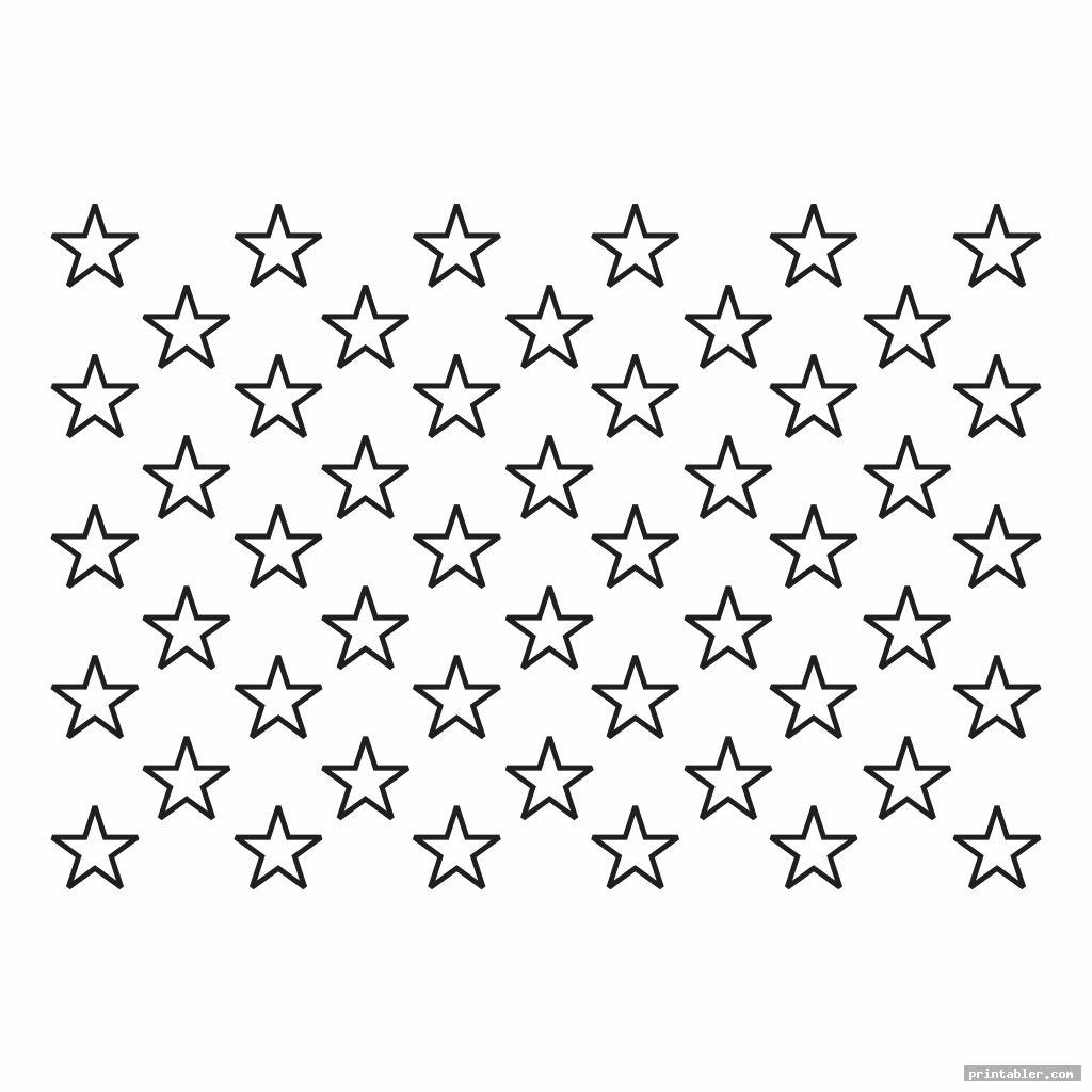 Printable Stars For American Flag