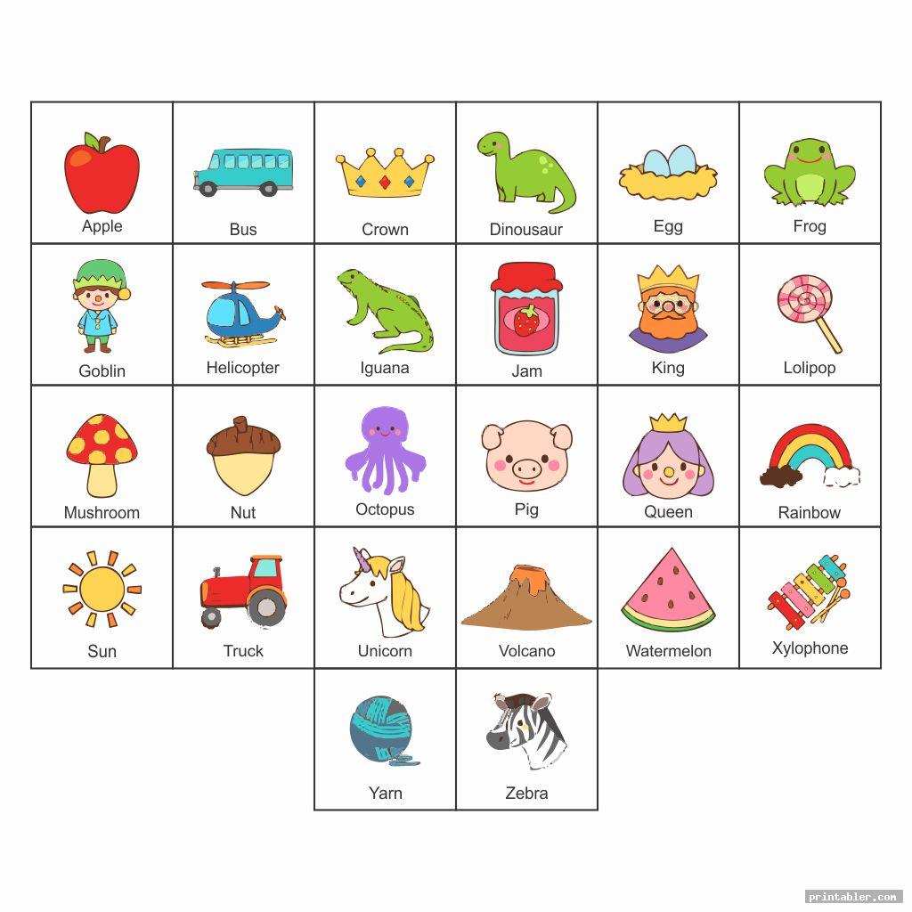 Alphabet Sounds Chart Printable Gridgit