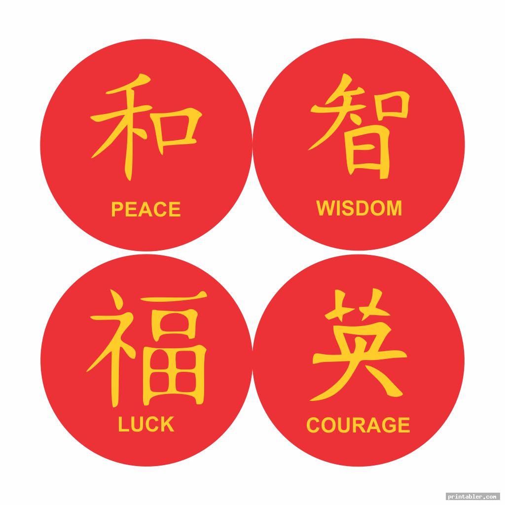 Printable Chinese Alphabet Symbols
