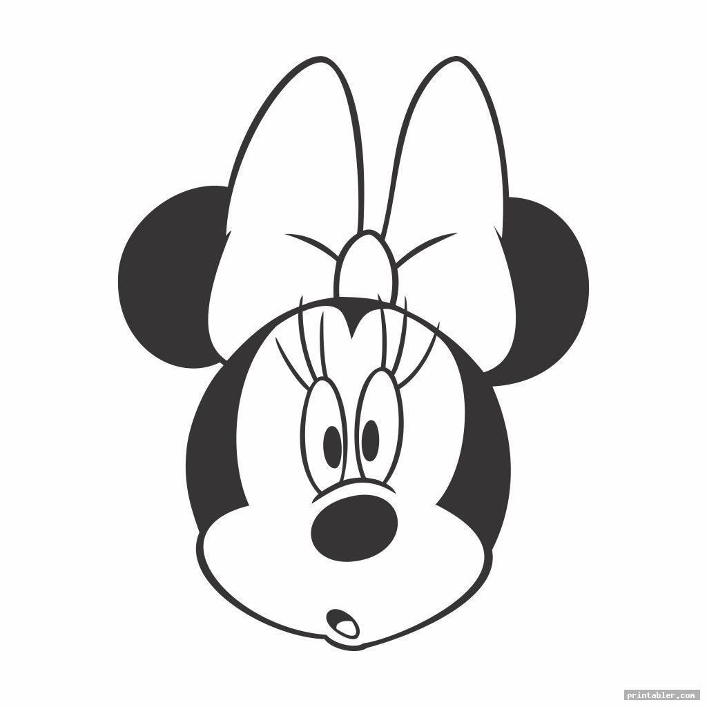 Minnie Mouse Face Template Printable Printable Templates