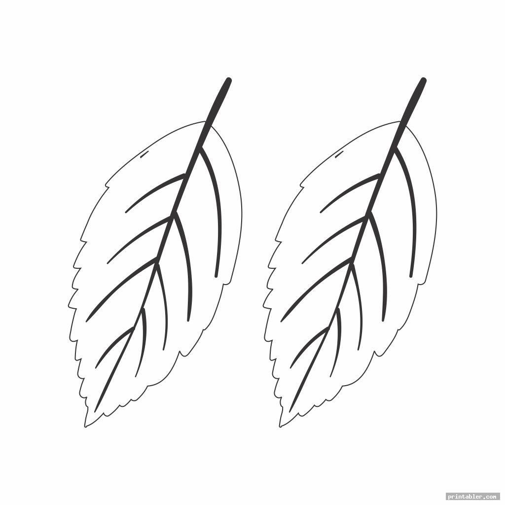 paper printable leaf patterns template for use
