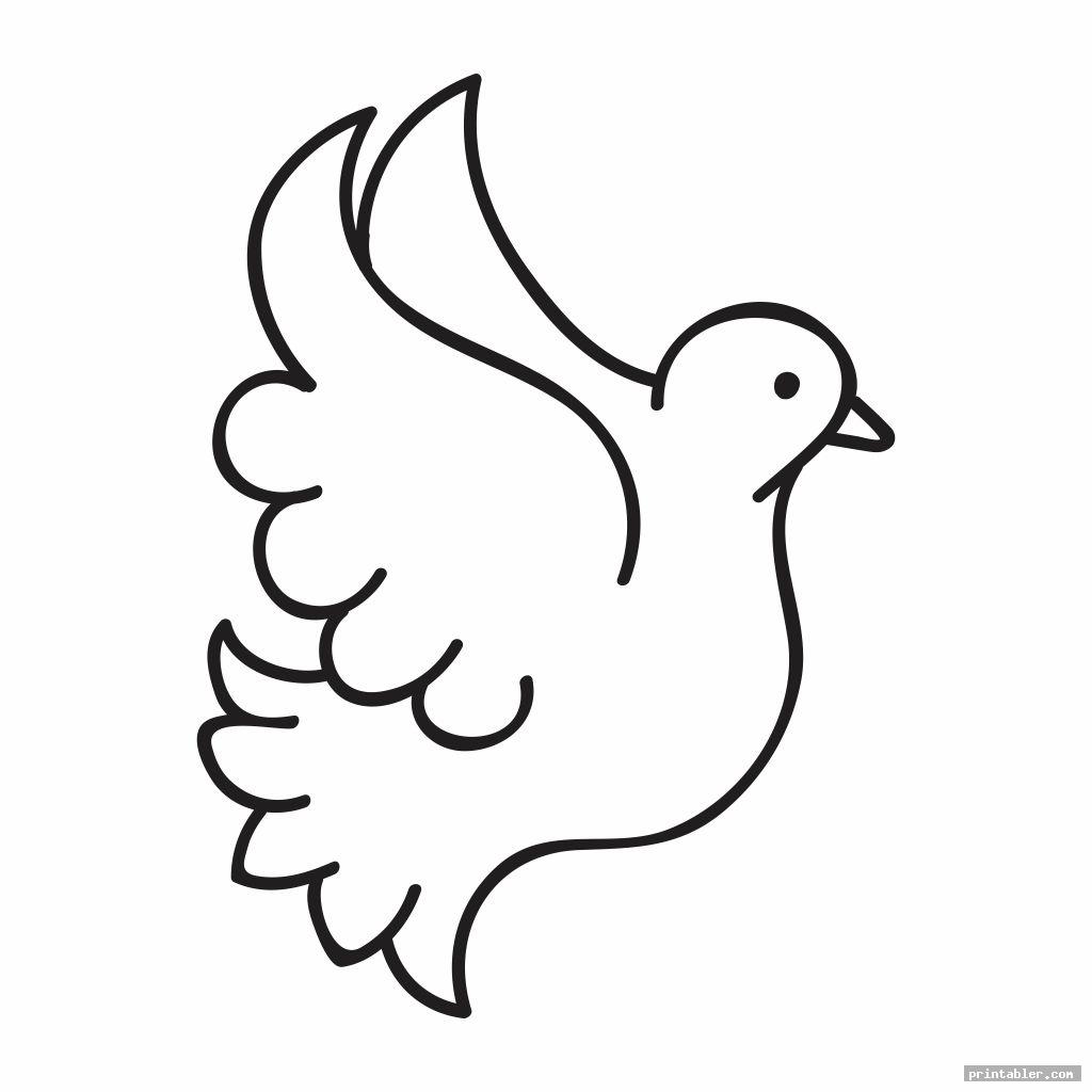 Dove Template Printable