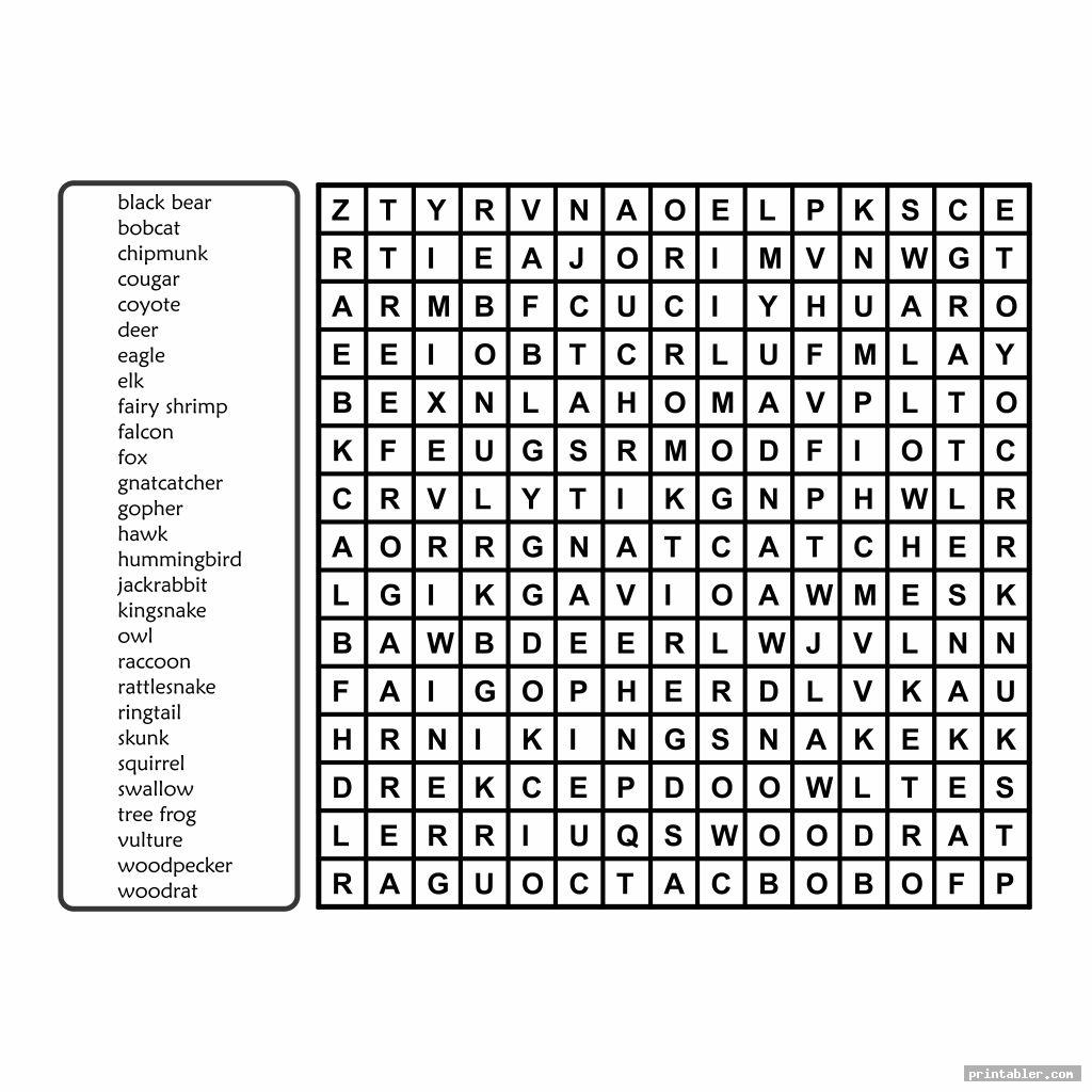 100 Word Printable Word Search Printable Word Searches