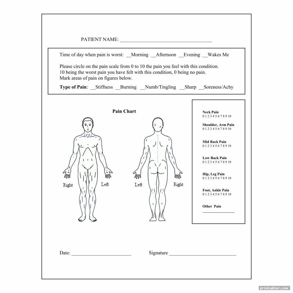 Printable Chiropractic Forms Soap Note