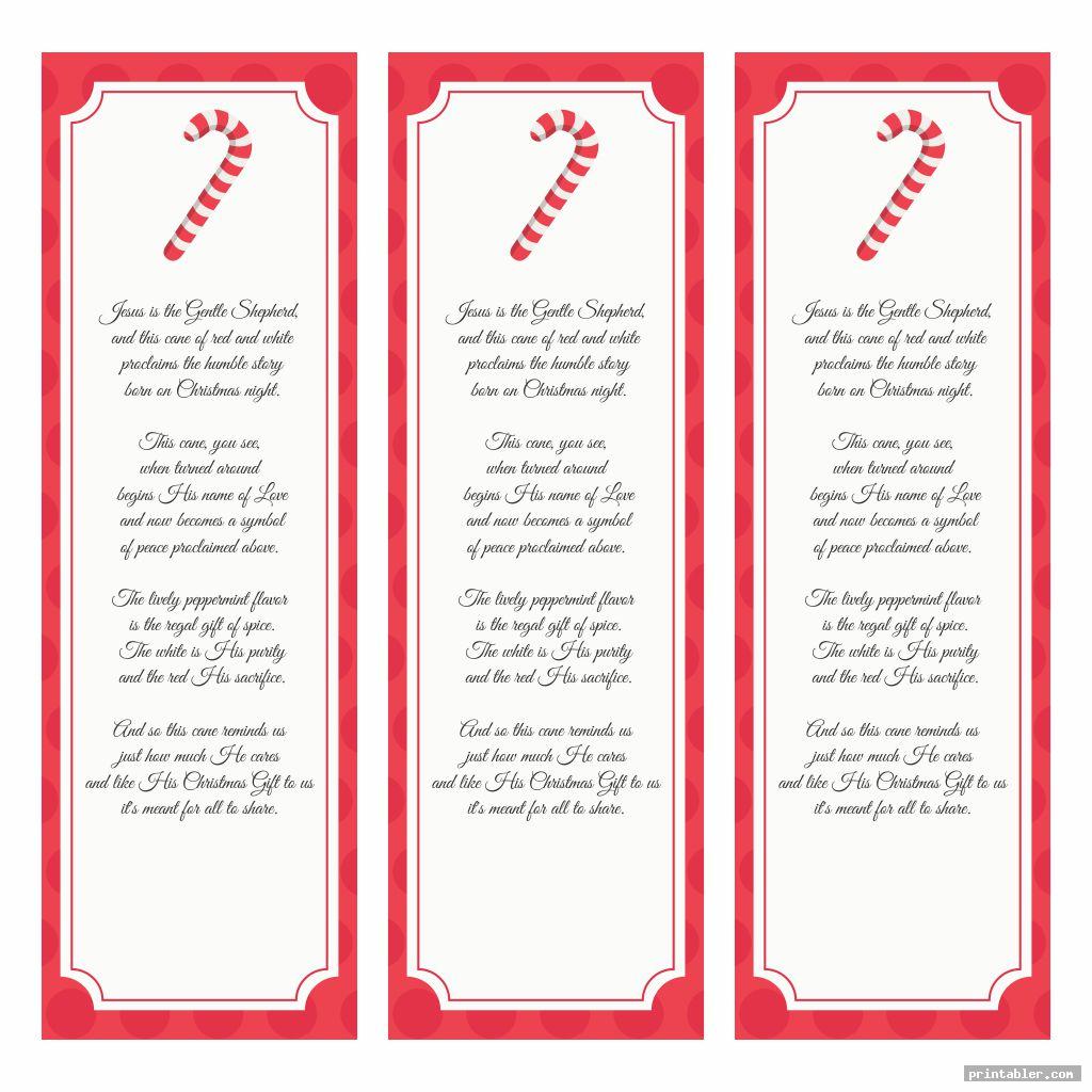 Free Printable Legend Of The Candy Cane Printable