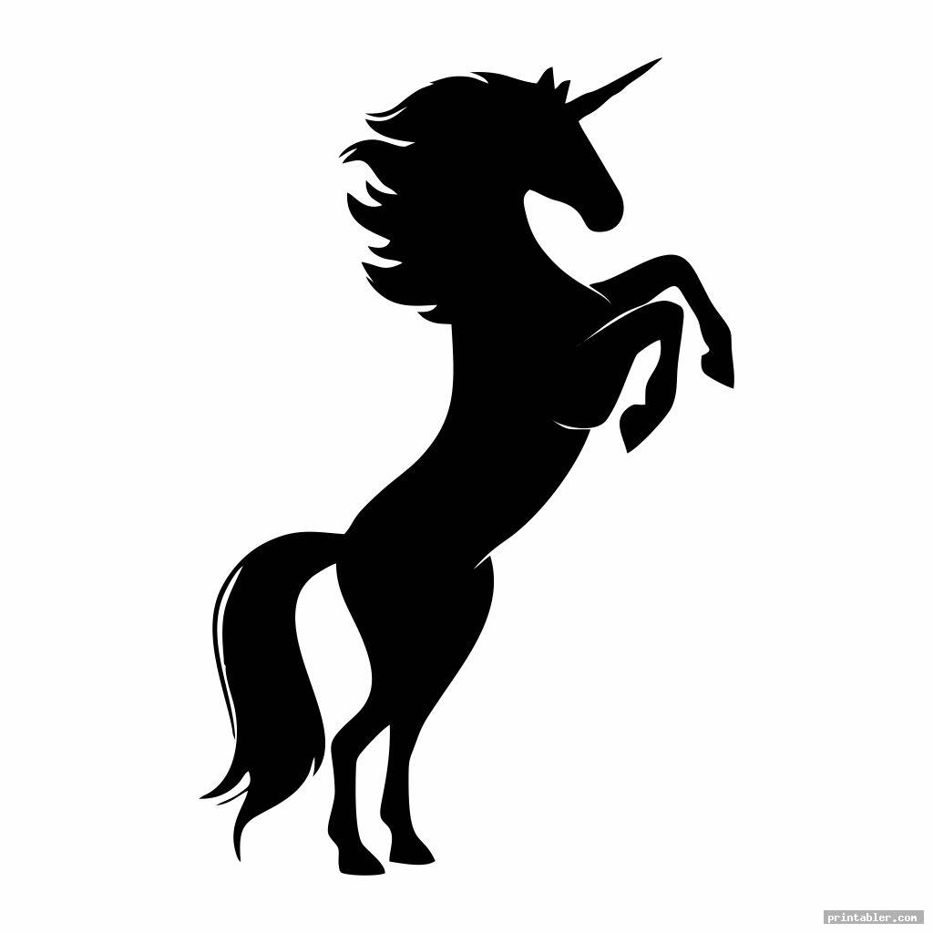 Unicorn Stencil Printable For Pumpkin Carving Gridgit