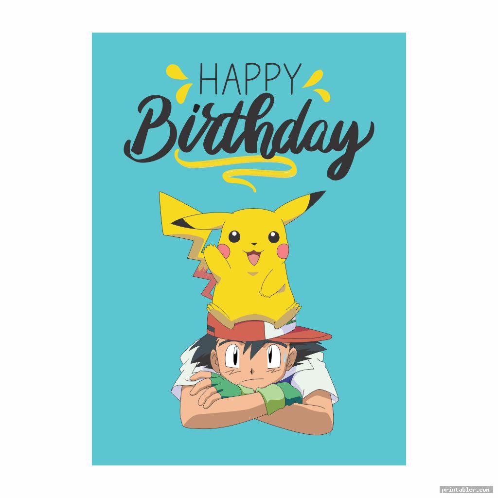 Pokemon Birthday Card Free Printable Printable Word Searches