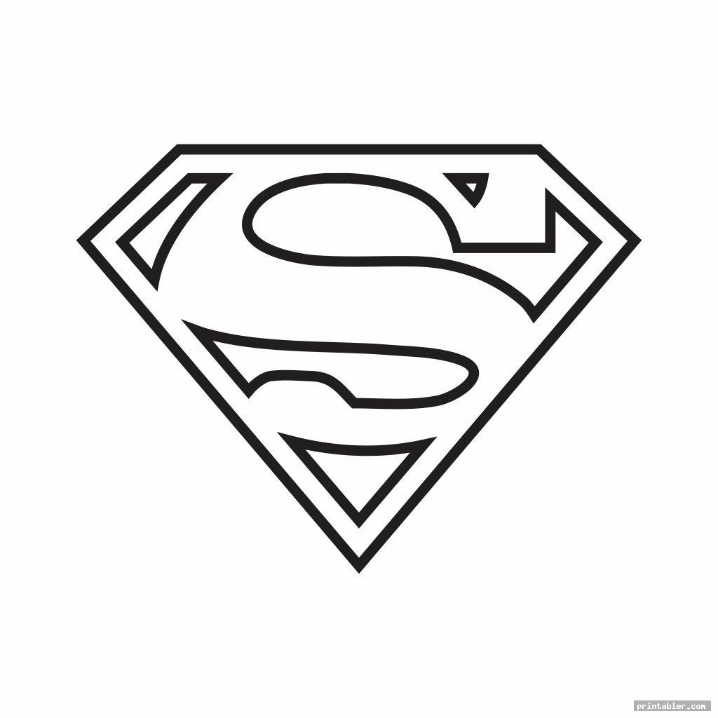 Superman Stencil Printable Gridgit